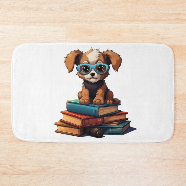 Item preview, Anime dog wear glass in classroom setting stikers designed and sold by SweetEvolution.
