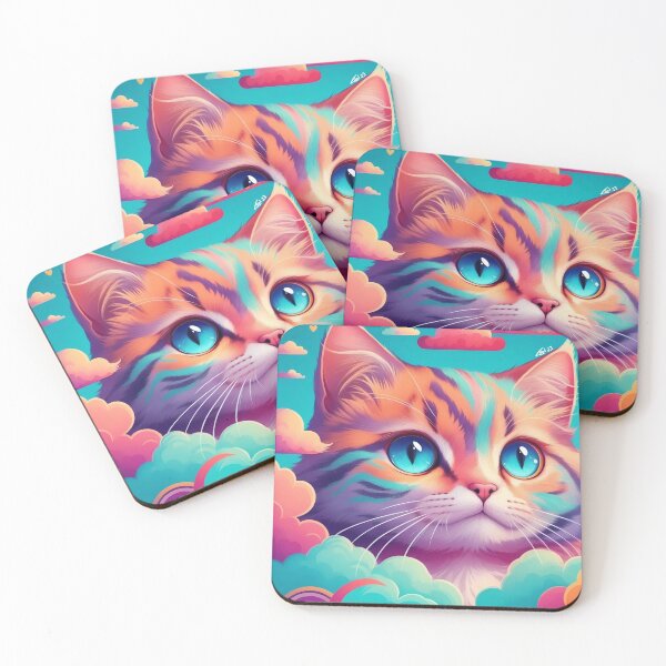 Item preview, cat of color designed and sold by Tomcomico.