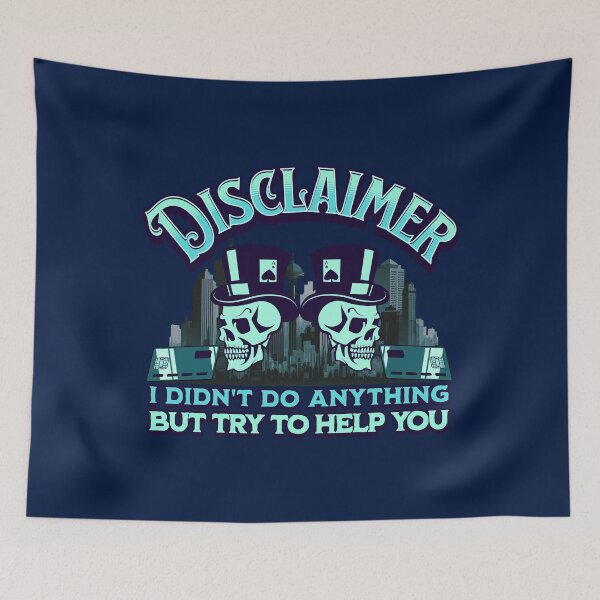 Item preview, Disclaimer Skeletons designed and sold by HaileyLow.