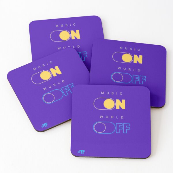Item preview, Music On, World Off: Purple designed and sold by GMInfluence.