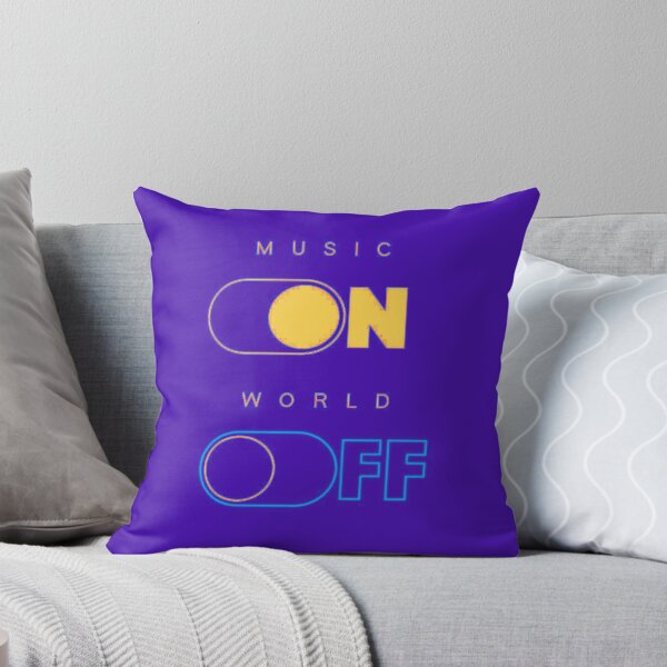 Item preview, Music On, World Off: Purple designed and sold by GMInfluence.