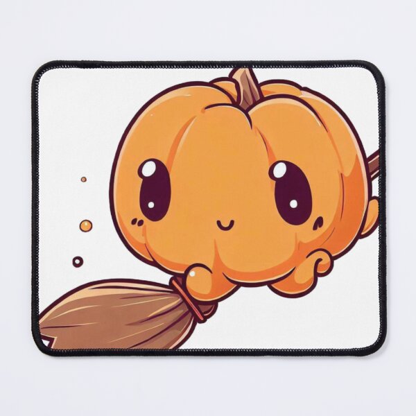 Item preview, Cute Pumpkin Flying on a Broom Halloween  designed and sold by PollyPositiveUK.