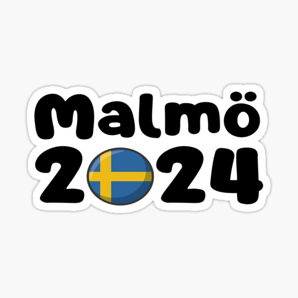 Item preview, Malmo 2024 Eurovision design  designed and sold by Mimifsud.