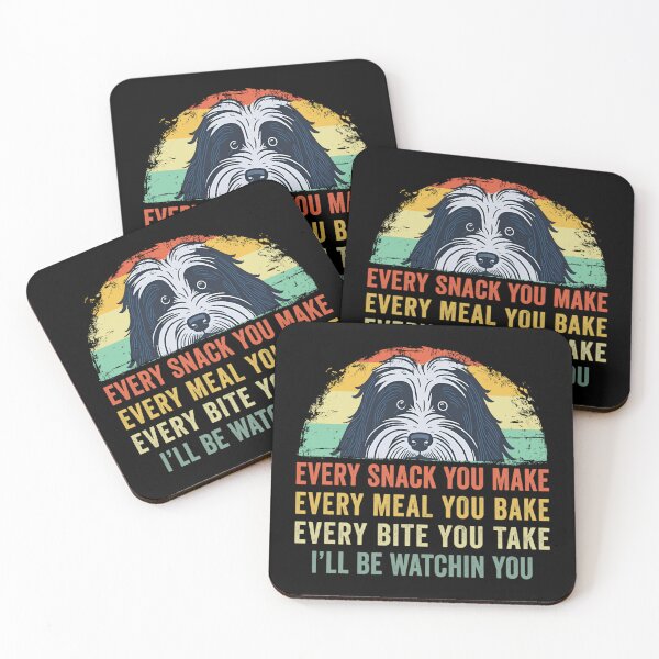 Item preview, Every Snack You Make Bearded Collie Dog Mom Dog Dad designed and sold by jingdomdesgine.