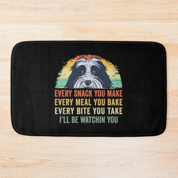 Item preview, Every Snack You Make Bearded Collie Dog Mom Dog Dad designed and sold by jingdomdesgine.