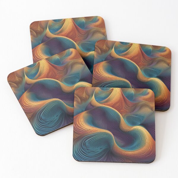 Item preview, Abstract Waves Background Design Art Type D designed and sold by Clark81.