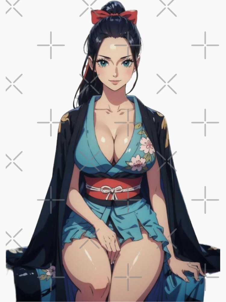 Nico Robin, hands on hips, standing, anime girls, belly, women, women  outdoors, anime, looking at viewer, blue eyes, cleavage, HD Wallpaper |  Rare Gallery