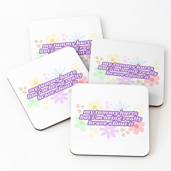 Item preview, My Tummy Hurts But I'm Being Really Brave About It (Purple) designed and sold by Mollysb428.