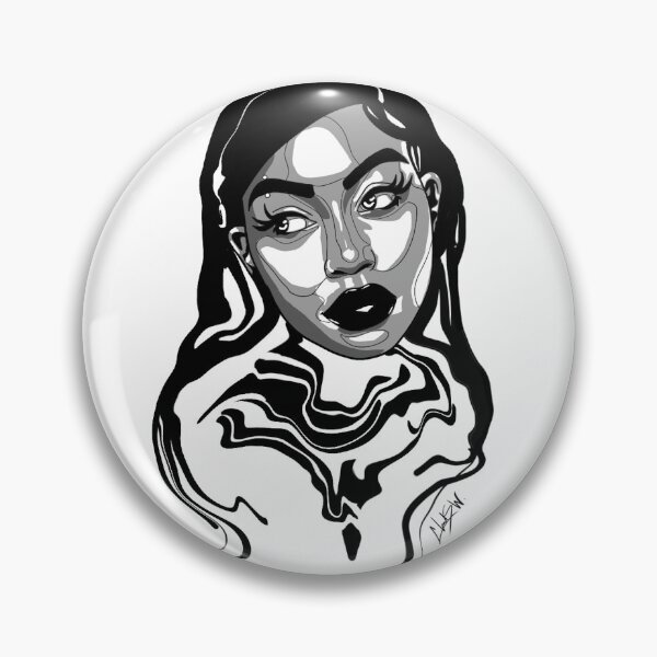 Item preview, Unbothered Wavy Noir designed and sold by ChelArts.