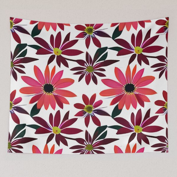 Item preview, colorful daisy flower pattern  designed and sold by itsggdesigns.