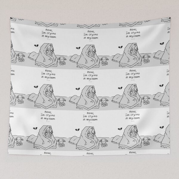 Item preview, Now I'm crying in my room  designed and sold by Sohhhe.