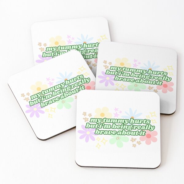 Item preview, My Tummy Hurts But I'm Being Really Brave About It (Green) designed and sold by Mollysb428.