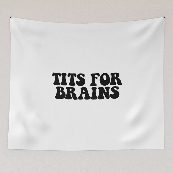 Item preview, Tits for brains designed and sold by eemilystickers.