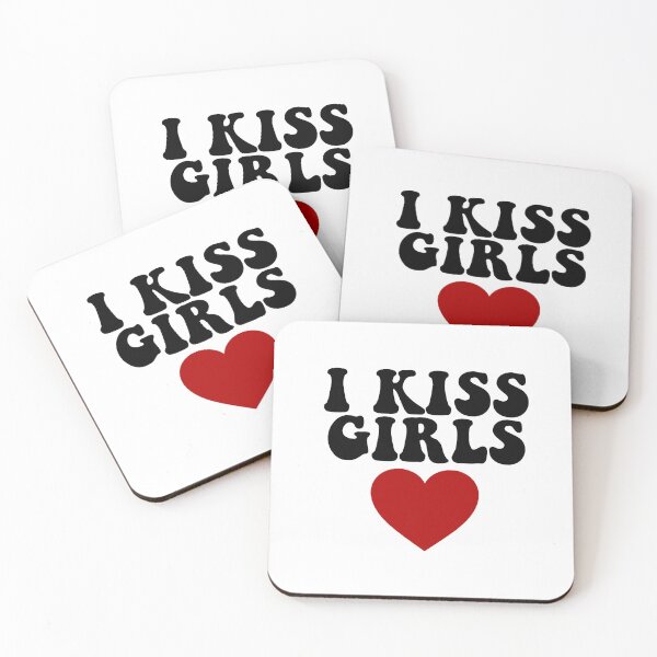 Item preview, I kiss girls designed and sold by eemilystickers.