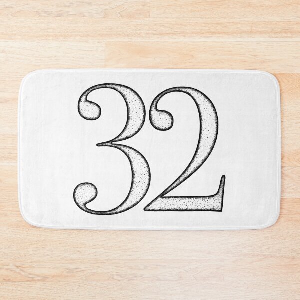 Item preview, Dotart/Dotwork illustration of Number 32 designed and sold by MagnetitaBySil.