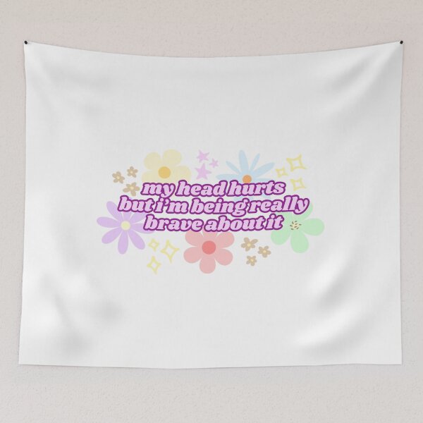 Item preview, My Head Hurts But I'm Being Really Brave About It (Pink) designed and sold by Mollysb428.