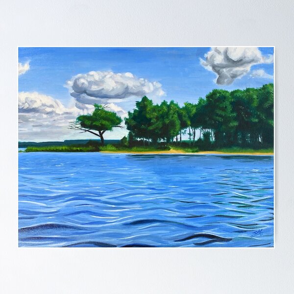 Item preview, Higgins Lake - Detroit Point designed and sold by Masonart44.