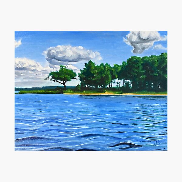 Item preview, Higgins Lake - Detroit Point designed and sold by Masonart44.