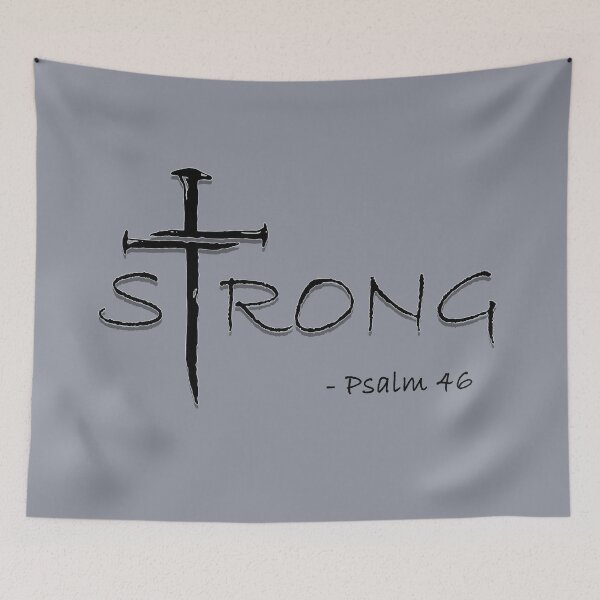 Item preview, Strong, Psalm scripture designed and sold by Tonia Henry.