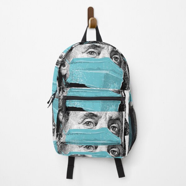 Item preview, Benjamin Franklin and COVID-19 face mask designed and sold by etraveler.