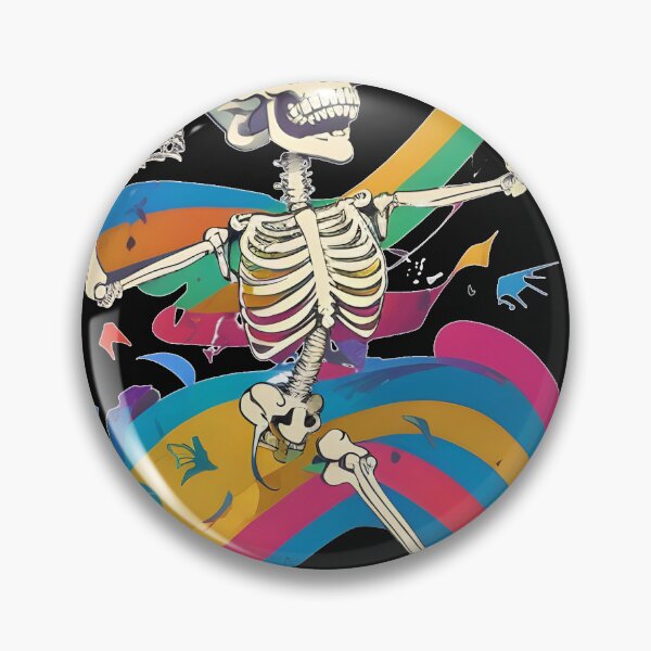 Item preview, The Groovy Dancing Skeleton Party designed and sold by zerzeed.