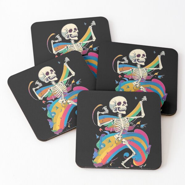 Item preview, The Groovy Dancing Skeleton Party designed and sold by zerzeed.