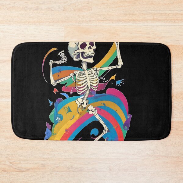 Item preview, The Groovy Dancing Skeleton Party designed and sold by zerzeed.