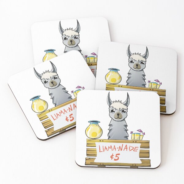 Item preview, Cute llama selling lemonade, err, llama-nade designed and sold by Gigglefactory.