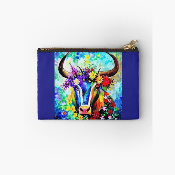 Item preview, Beautiful bull surrounded by wildflowers. designed and sold by Natalia-Vlad.