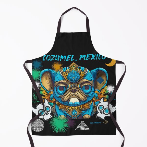 Item preview, Pug Skull Candy 5 COZUMEL MEXICO designed and sold by RedBluffTraders.