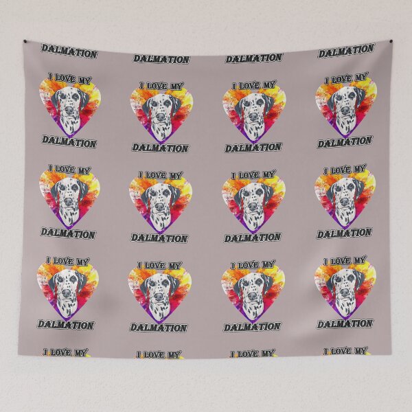 Item preview, I Love My Dalmation, colorful heart designed and sold by LiliyaHarpe.
