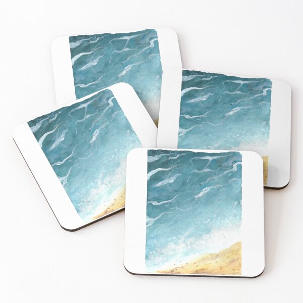 Item preview, FLORIDA BEACH WITH SURF by Bryan Mercer designed and sold by RippleFrogArt.