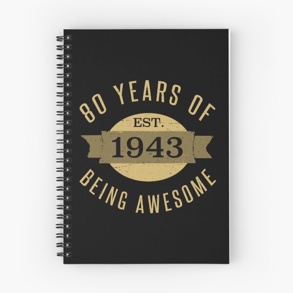 Item preview, 1943 Awesome 80th Birthday designed and sold by thepixelgarden.