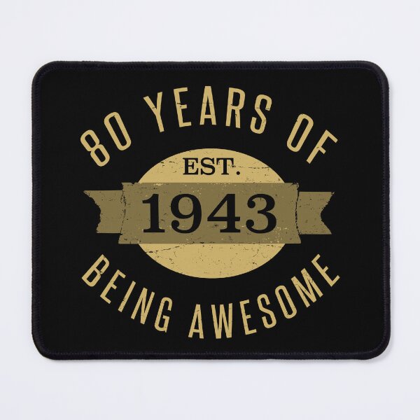 Item preview, 1943 Awesome 80th Birthday designed and sold by thepixelgarden.