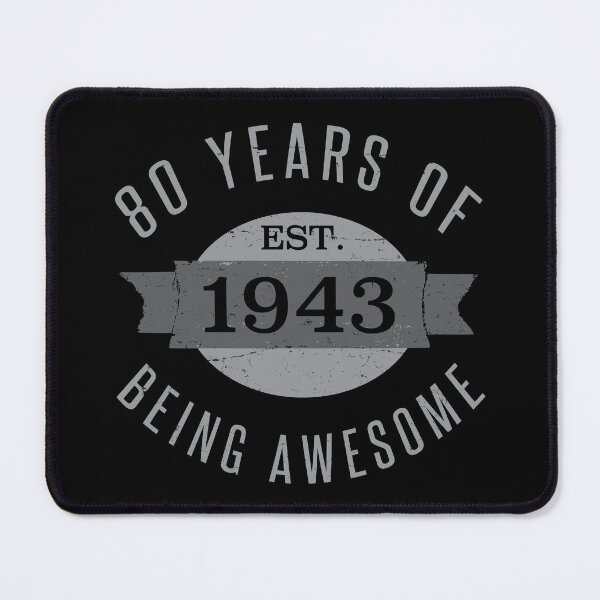 Item preview, 1943 Awesome 80th Birthday designed and sold by thepixelgarden.