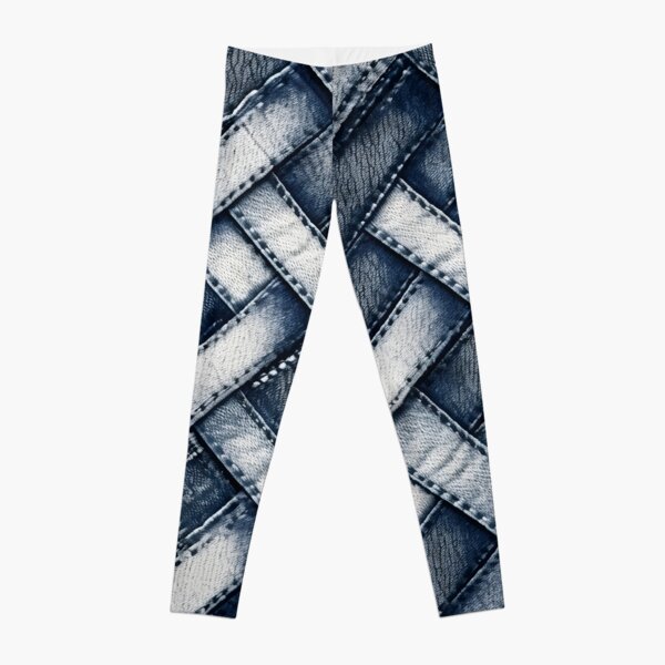 LuLaRoe Argyle/Diamond Denim Leggings & Jeggings for Women