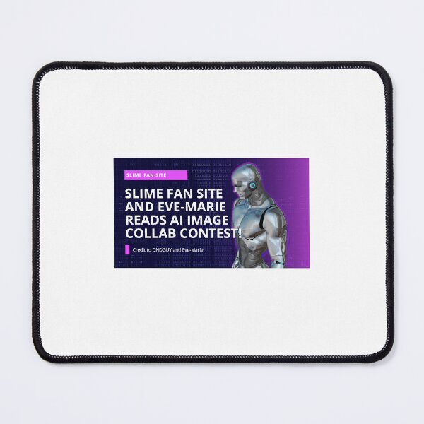 Item preview, The Thumbnail on YouTube for the AI Art Battle with Eve-Marie Reads designed and sold by slimegirly.