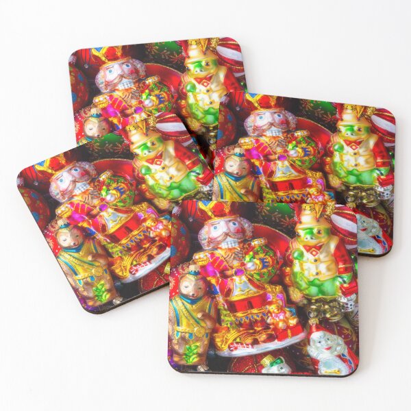 Item preview, Nutcracker And Frog With Bear Ornaments designed and sold by Garry Gay.
