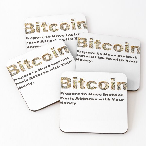 Item preview, Bitcoin: Prepárese para sufrir ataques de pánico instantáneos con su dinero. Prepárese para sufrir ataques de pánico instantáneos con su dinero. designed and sold by MayaDelaye.