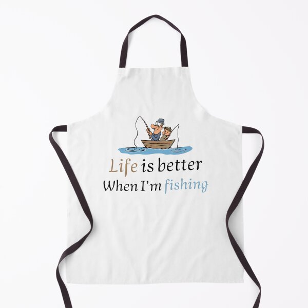 Item preview, LIFE IS BETTER WHEN I'M FISHING. FUNNY GIFTS FOR ANGLERS designed and sold by light-artist.