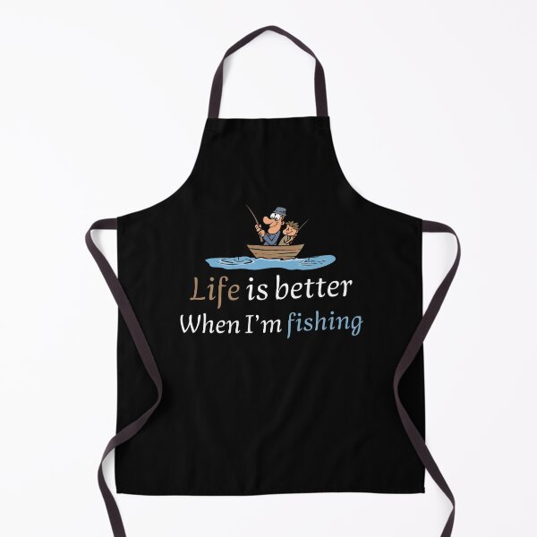 Item preview, LIFE IS BETTER WHEN I'M FISHING. FUNNY GIFTS FOR ANGLERS designed and sold by light-artist.