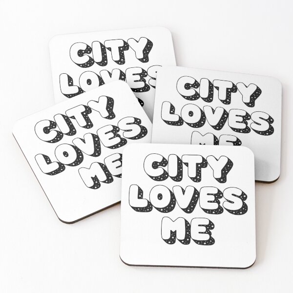 Item preview, CITY LOVES ME #1 (BLACK FONT) designed and sold by RICK-TURNER.
