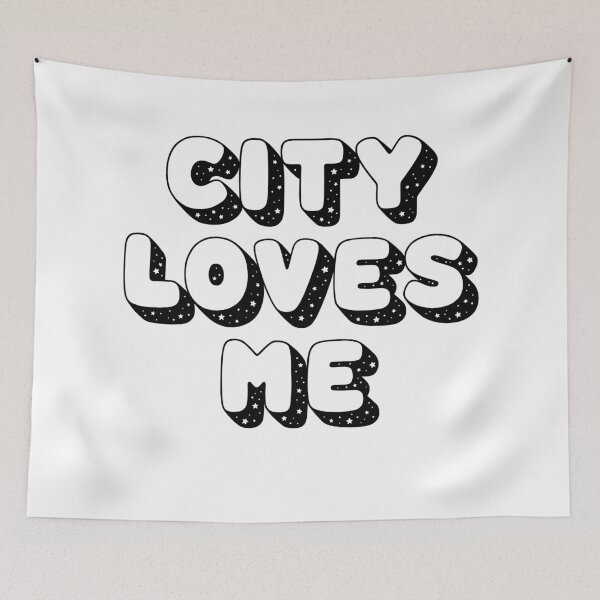 Item preview, CITY LOVES ME #1 (BLACK FONT) designed and sold by RICK-TURNER.