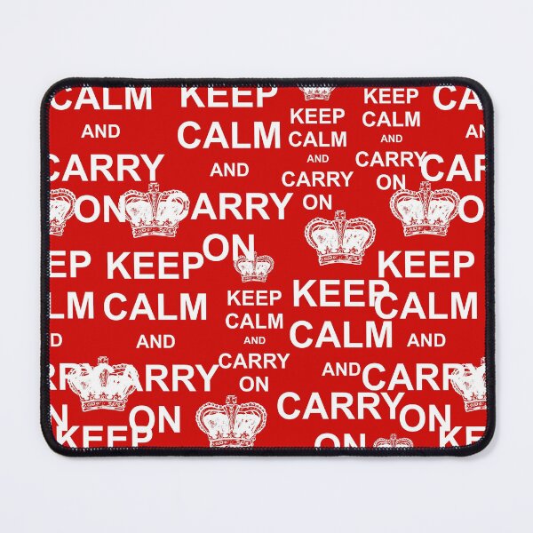 Item preview, Keep Calm and Carry on All Over Pattern designed and sold by ToadsWorkshop.