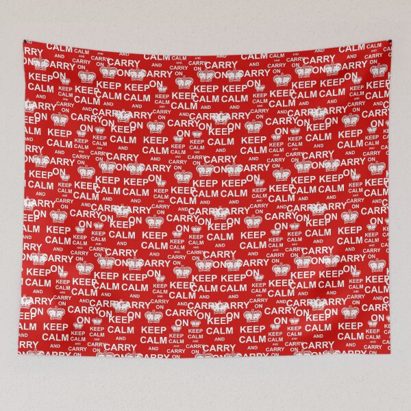 Item preview, Keep Calm and Carry on All Over Pattern designed and sold by ToadsWorkshop.