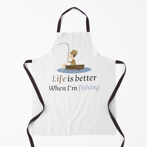 Item preview, LIFE IS BETTER WHEN I'M FISHING. FUNNY GIFTS FOR ANGLERS designed and sold by light-artist.
