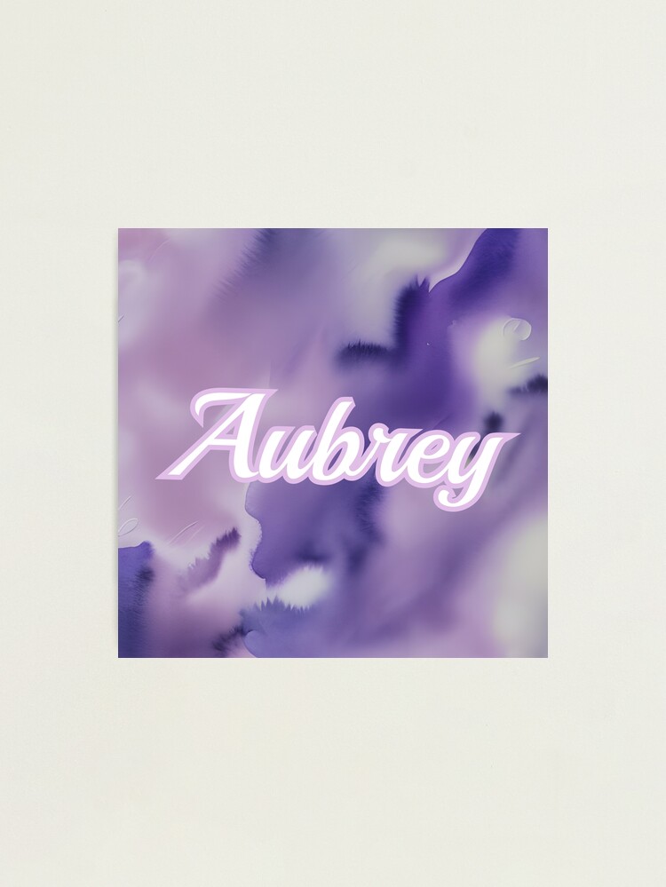 Custom Name Aubrey