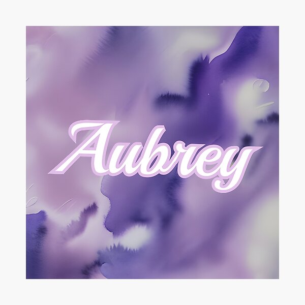 Custom Name Aubrey