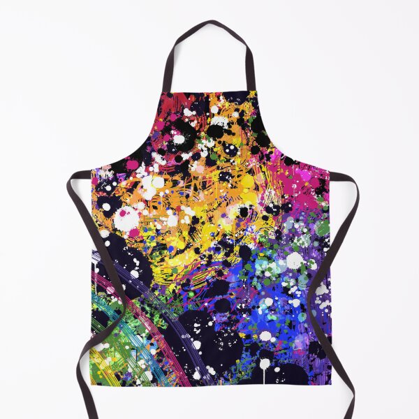 Item preview, Rainbow themed ink splatter painting designed and sold by Printpix.