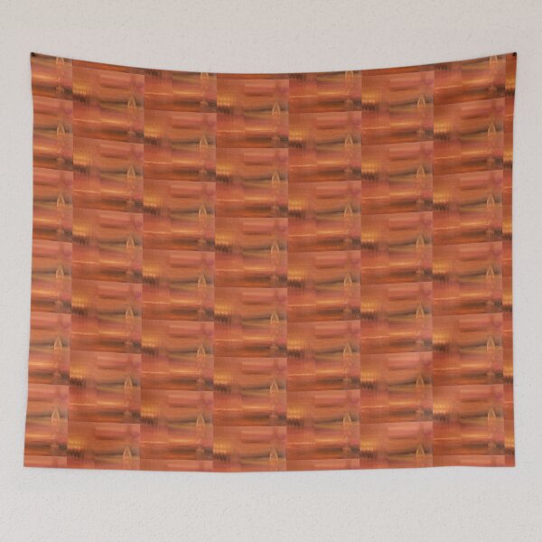 Item preview, Orange Abstract Painting designed and sold by Angelrabbits.